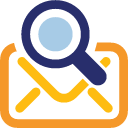 mail,search,envelop,message,email,letter,find,seek icon
