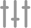 audio, mixer, music, player, settings svg vector icon