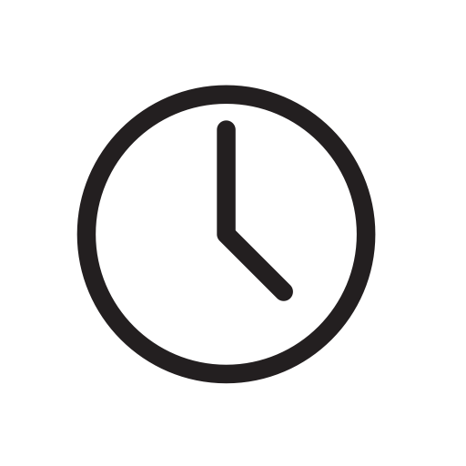 Clock svg vector icon