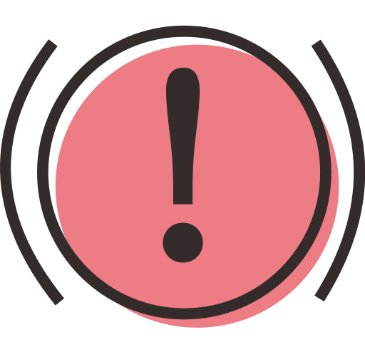 Brake System Fault svg vector icon