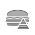 hamburger,pyramid icon
