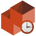 box,clock icon