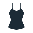 accesories, clothes, clothing, fabric, shirt, top, woman svg vector icon