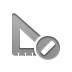ruler,square,cancel icon