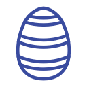 celebration day, christianity, easter, egg, holiday, line, spring svg vector icon