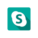 logo, skype, social svg vector icon