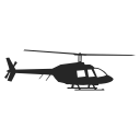 chopper, flight, helicopter, military svg vector icon
