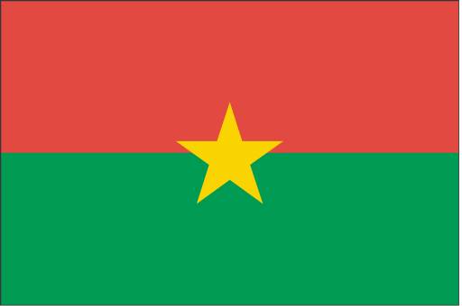 Burkina Faso svg vector icon