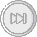 audio, forward, media, media player, music, skip, video player svg vector icon