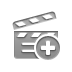 clapperboard,add icon