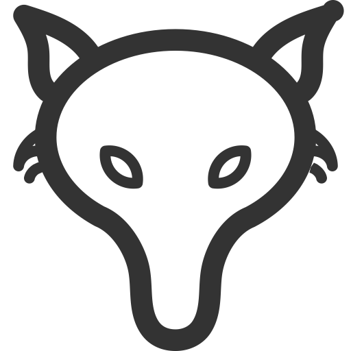 Fox svg vector icon