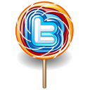 lollipop, twitter icon