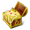 chest, gold, treasure icon
