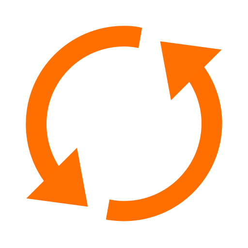 Synchronize svg vector icon