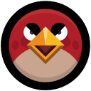 angry, birds, game svg vector icon