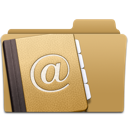 address, contacts, folder icon
