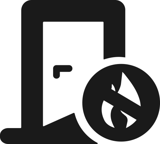Fire Proof Door svg vector icon