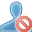 user,blue,delete,del,remove,account,profile,people,human icon