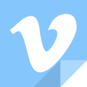 communication, social media, social network, vimeo, vimeo logo svg vector icon