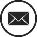 circle, e-mail, high quality, mail, media, social, social media svg vector icon