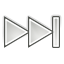 gnome,media,skip,forward,next,right,yes,arrow,correct,ok icon