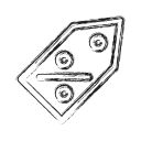 discount, productivity, shape, social svg vector icon
