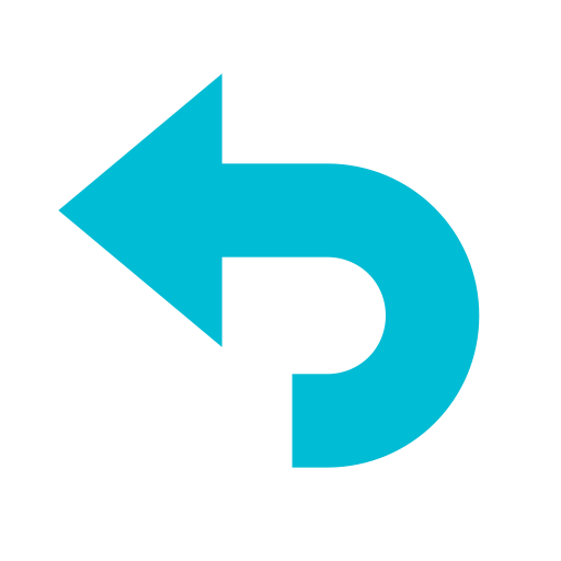 Undo svg vector icon