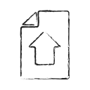 document, file, files, paper, sheet, up, upload svg vector icon