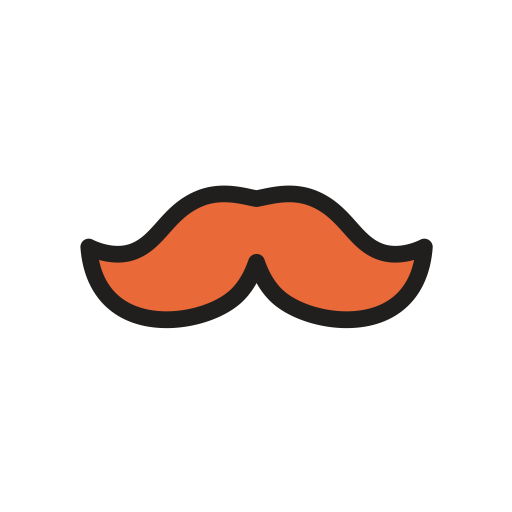 Beard svg vector icon