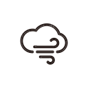 cloudy, storm, weather, wind, windy svg vector icon