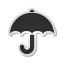 sticker, umbrella icon