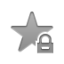 star,lock icon