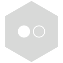 flickr, gray, six svg vector icon