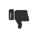 disapproved, facebook, fb, unlike svg vector icon