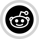 logo, media, reddit, social svg vector icon