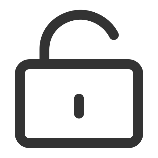 Unlock svg vector icon