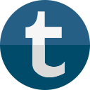 tumblr svg vector icon