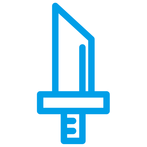 Knife svg vector icon
