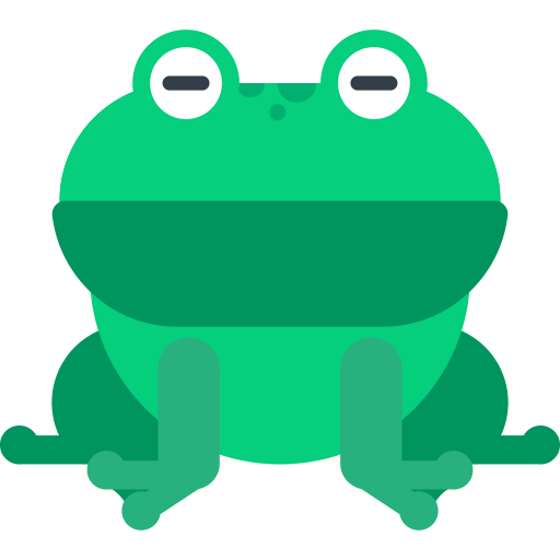 Frog svg vector icon