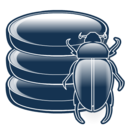bug, database, debug, definitions, virus icon