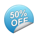 sticker,blue,off icon