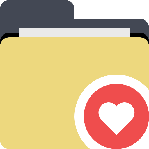 Folder Heart svg vector icon