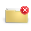 folder,delete,del,remove icon