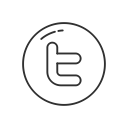 brand, logo, twitter, twitter button svg vector icon