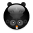 canadianbeaver,black icon