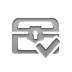treasure,chest,checkmark icon