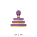 ekans, kanto, poison, pokemon, snake svg vector icon