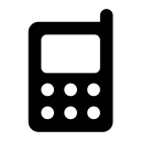 cell, phone, telephone svg vector icon