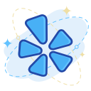 media, social, yelp svg vector icon