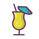 alcohol, bar, cocktail, drink, glass, party, summer svg vector icon